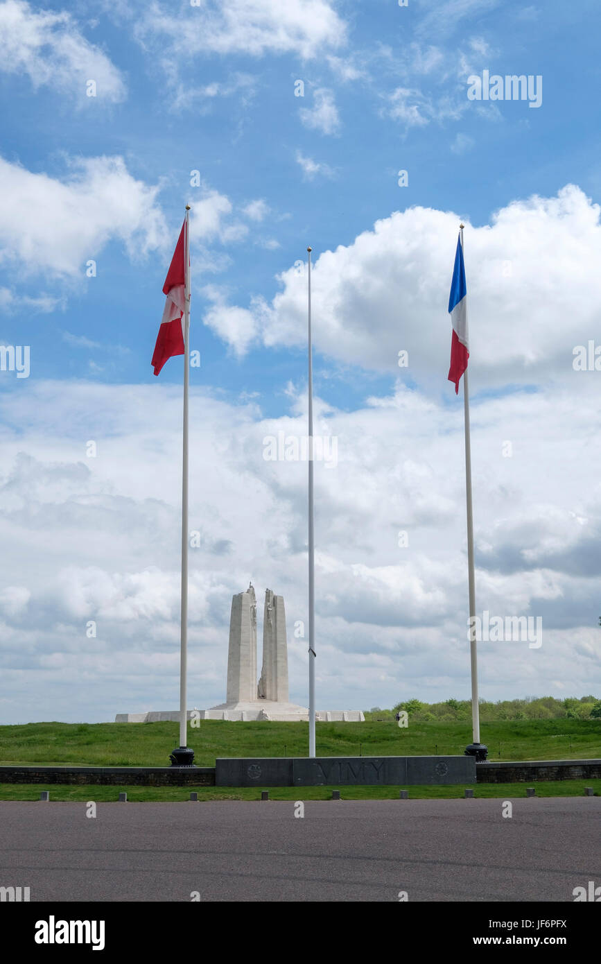 The Canadian National Vimy Memorial, France Stock Photo