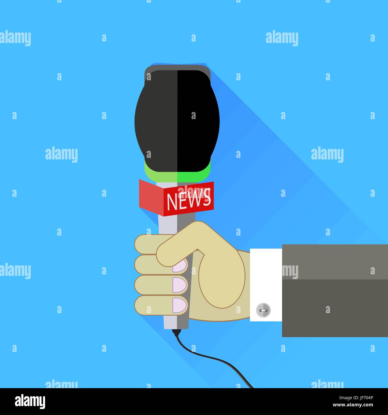 Reporter Microphone Stock Photos & Reporter Microphone Stock Images - Alamy