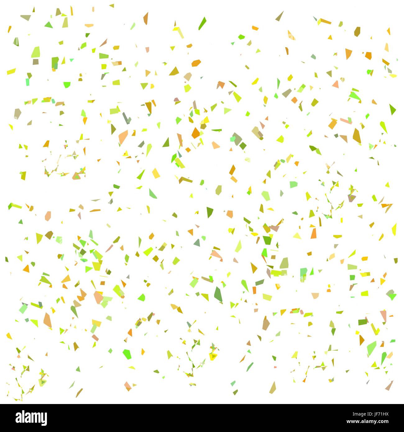 Colorful Falling Confetti Isolated on White Background Stock Vector ...