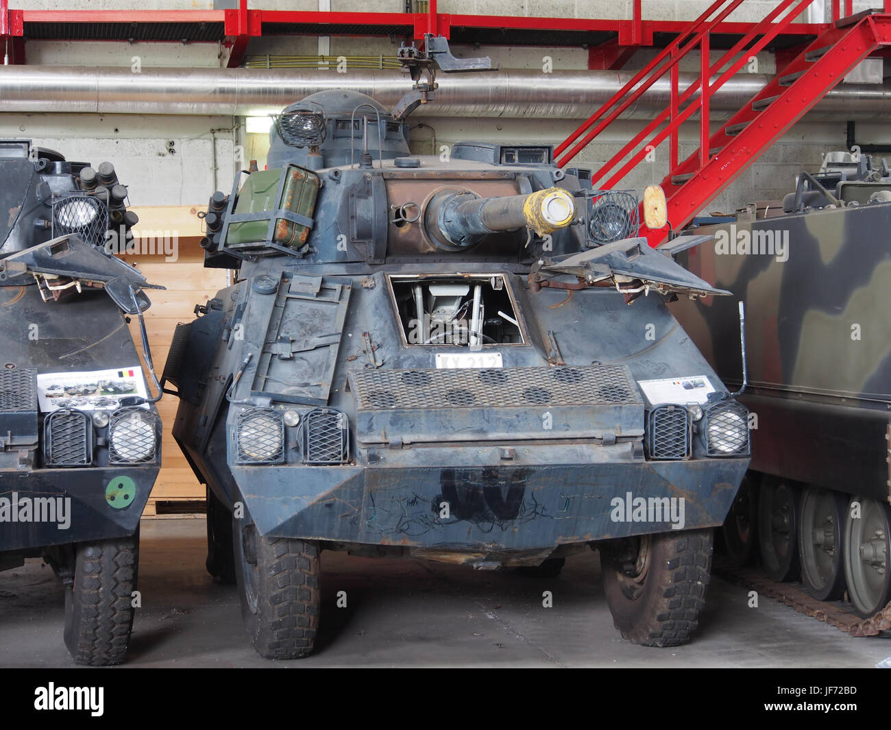 The FN 4RM 62F AB is a military vehicle displayed at the Gunfire ...