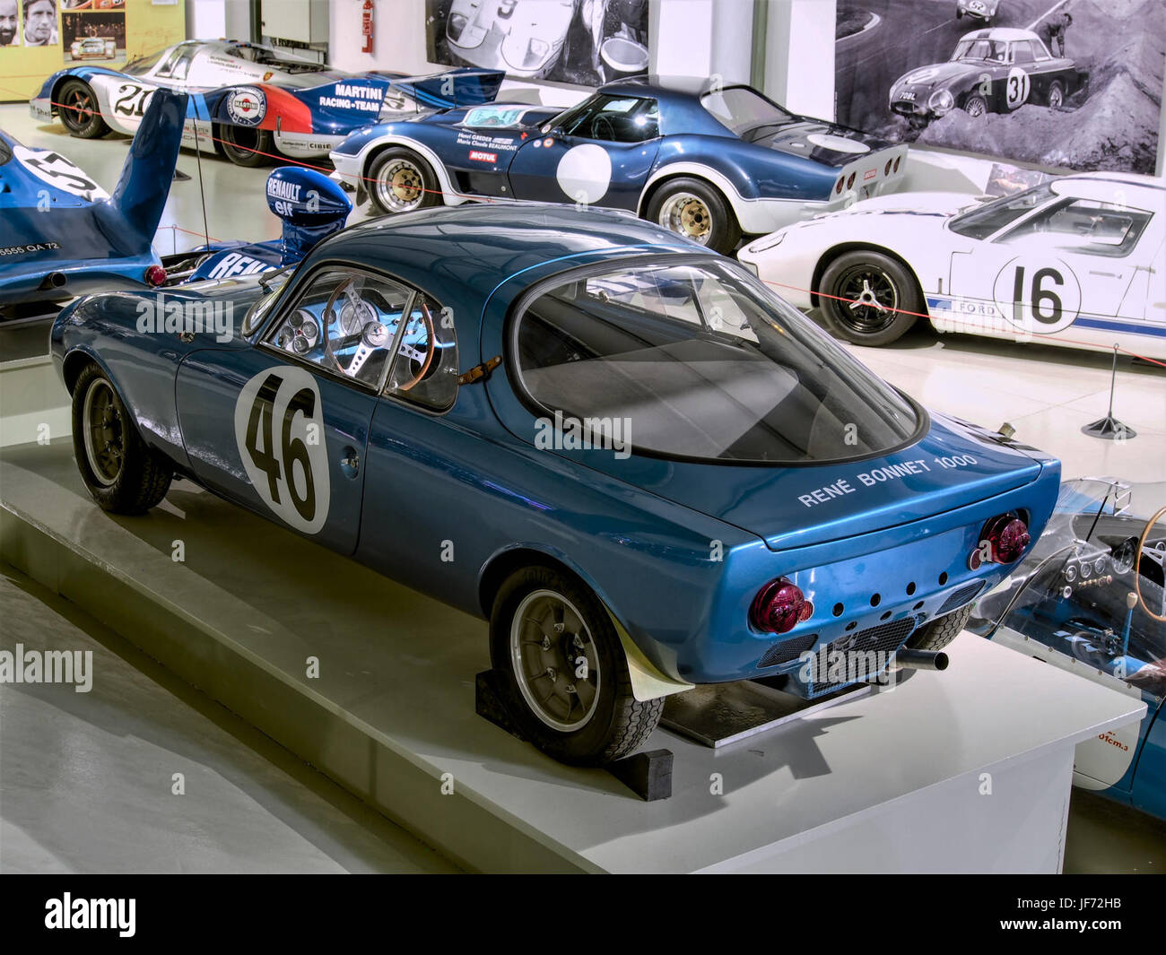 DAM 0082 Echelle 1/43 | RENE BONNET AERODJET N 52 RETIRED 6th HOUR ACCIDENT LE MANS 1963 BLUE MET