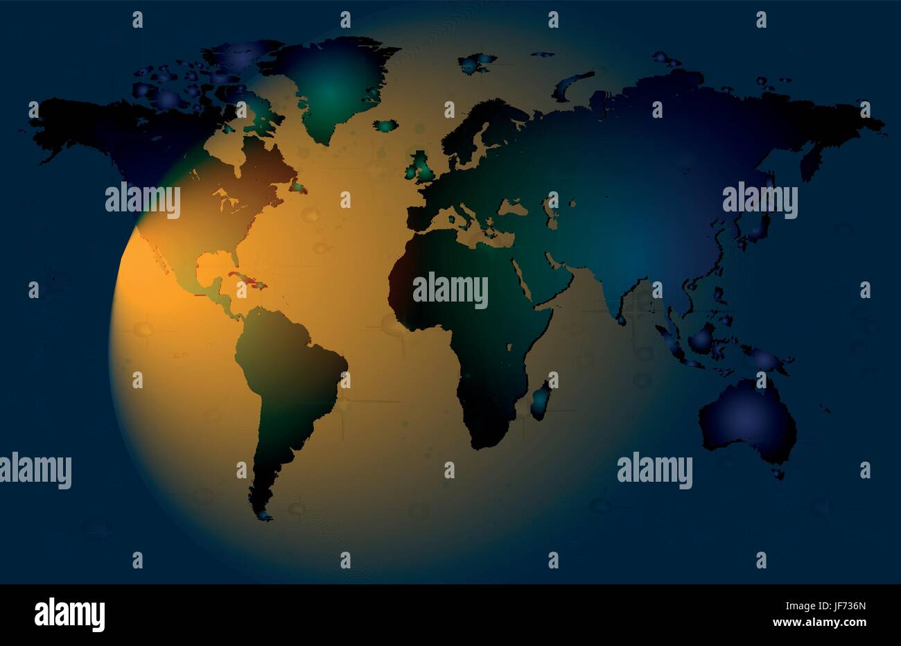 Map Of Sunlight On Earth Night, Nighttime, Sunlight, Dots, Gradient, Globe, Planet, Earth, World, Map  Stock Vector Image & Art - Alamy