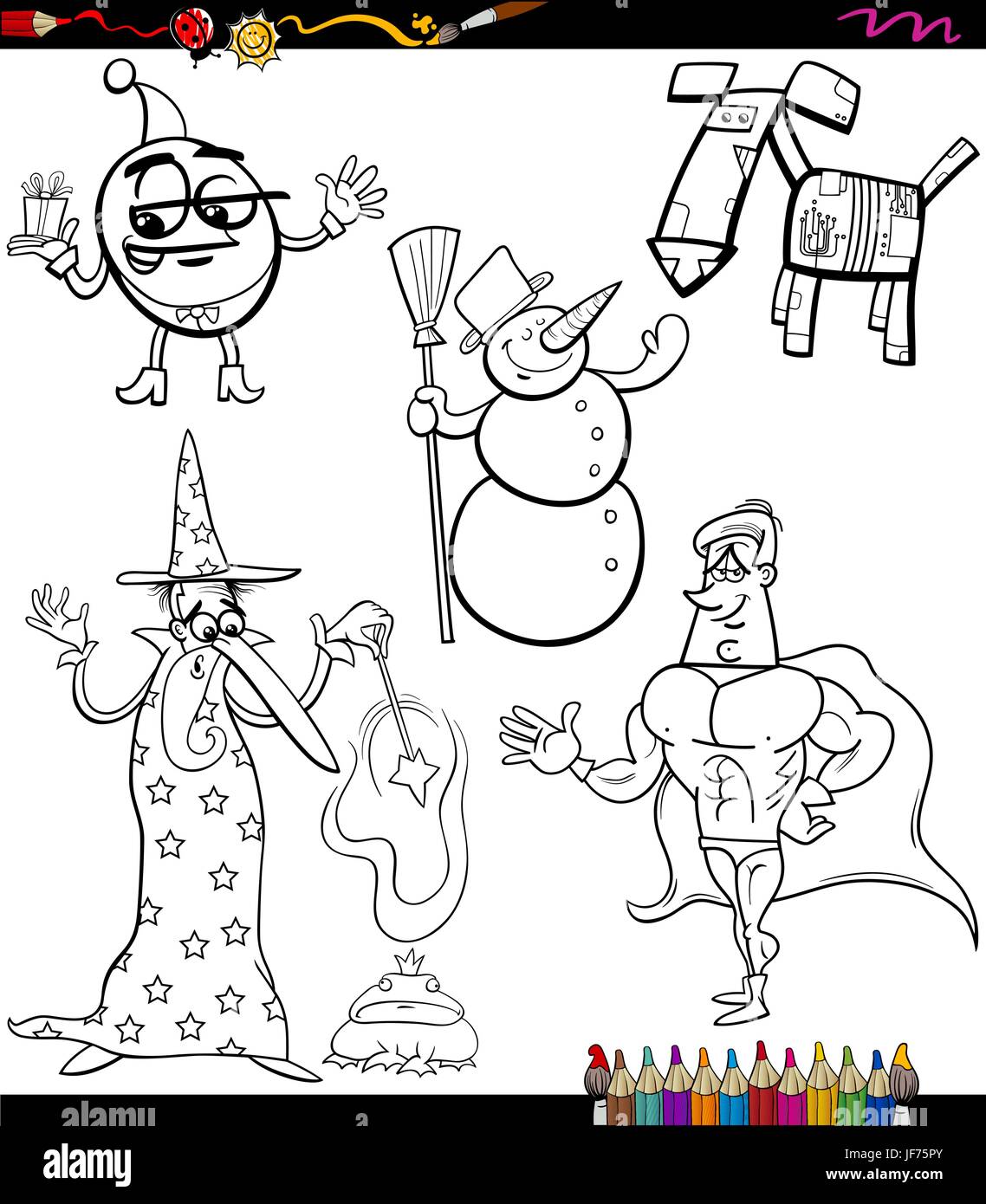 Fantasy Illustration Fairy Tale Snowman Cartoon Wizard Robot Automatic Stock Vector Image Art Alamy Fantasy Illustration Fairy Tale Snowman Cartoon Wizard Robot Automatic Stock Vector Image Art Alamy