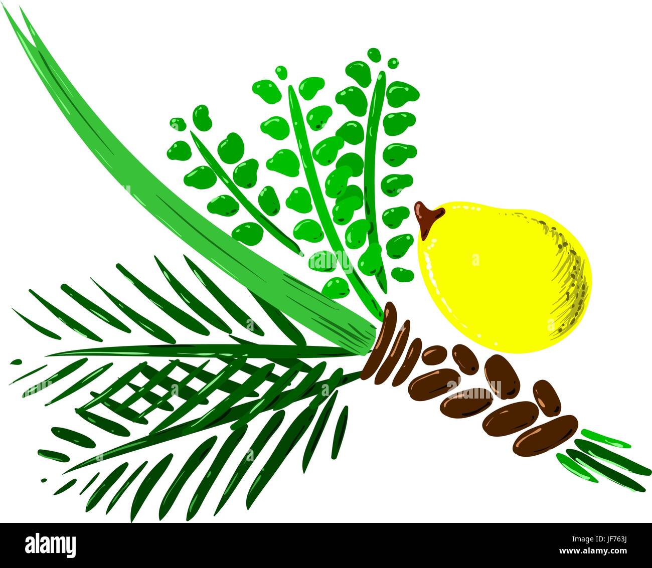 food, aliment, leaf, object, religion, symbolic, tree, holiday, vacation, Stock Vector