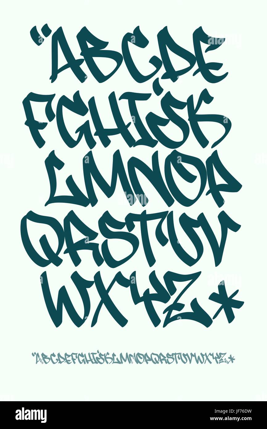 writing, font, typography, daub, graffiti, grafitti, alphabet, vector,  script Stock Vector Image & Art - Alamy