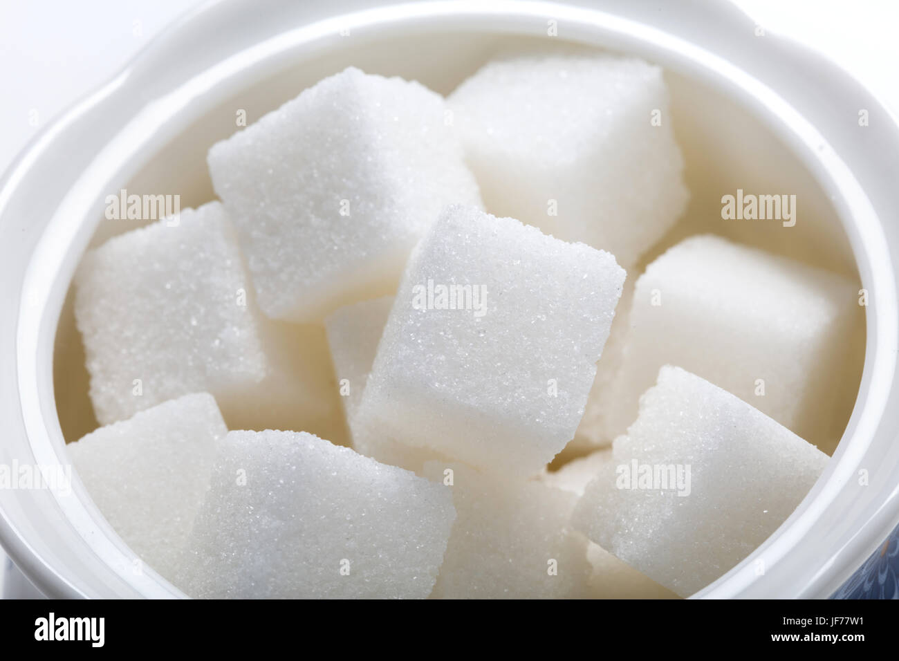 white sugar cubes close up, food concept Stock Photo Alamy