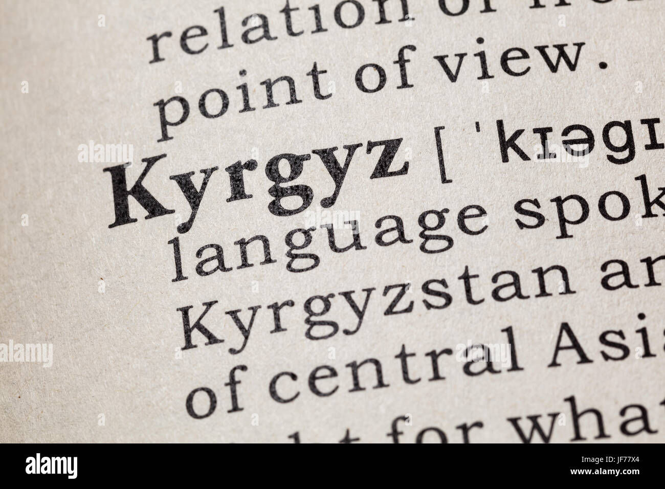Kyrgyz language hi-res stock photography and images - Alamy