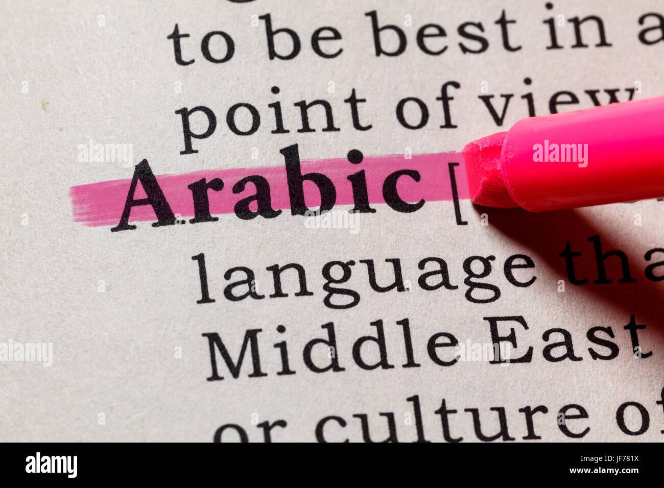 ARABIC DICTIONARY DEFINITION visual data 2