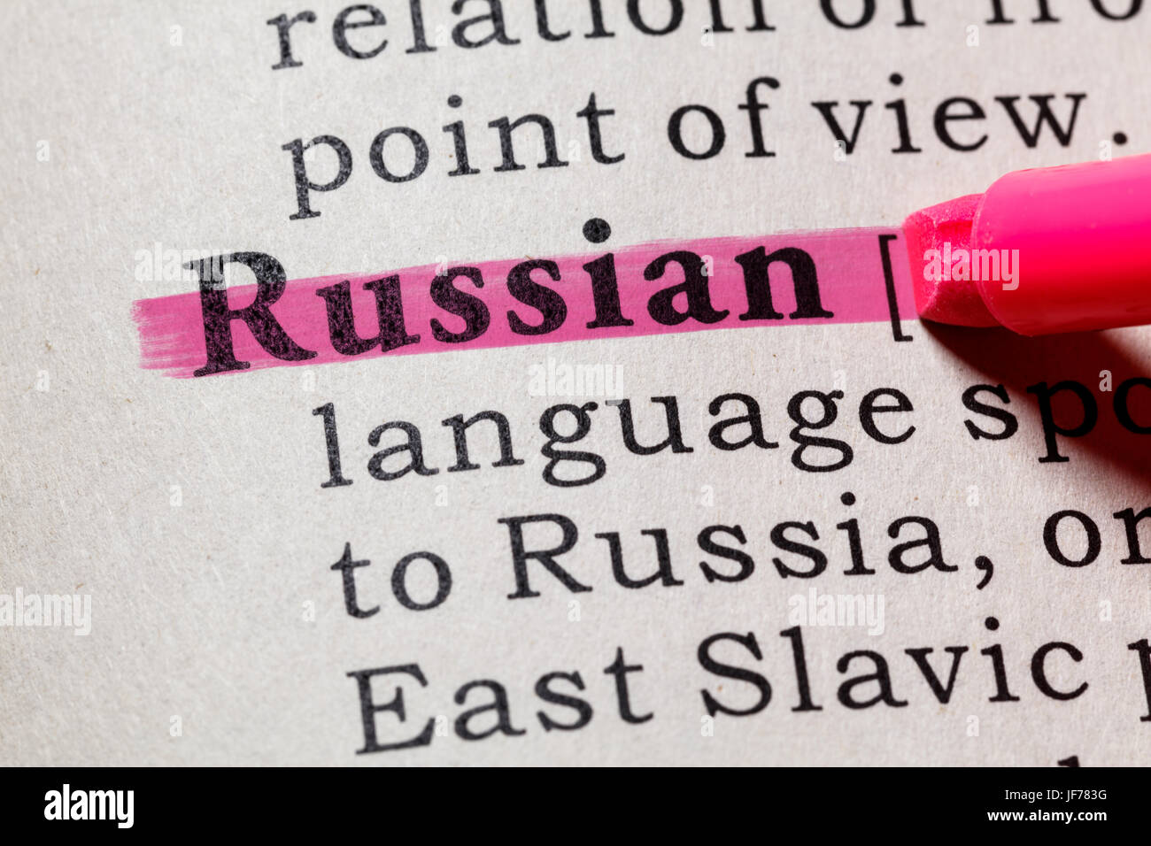 Fake Dictionary, Dictionary definition of the word Russian. including ...