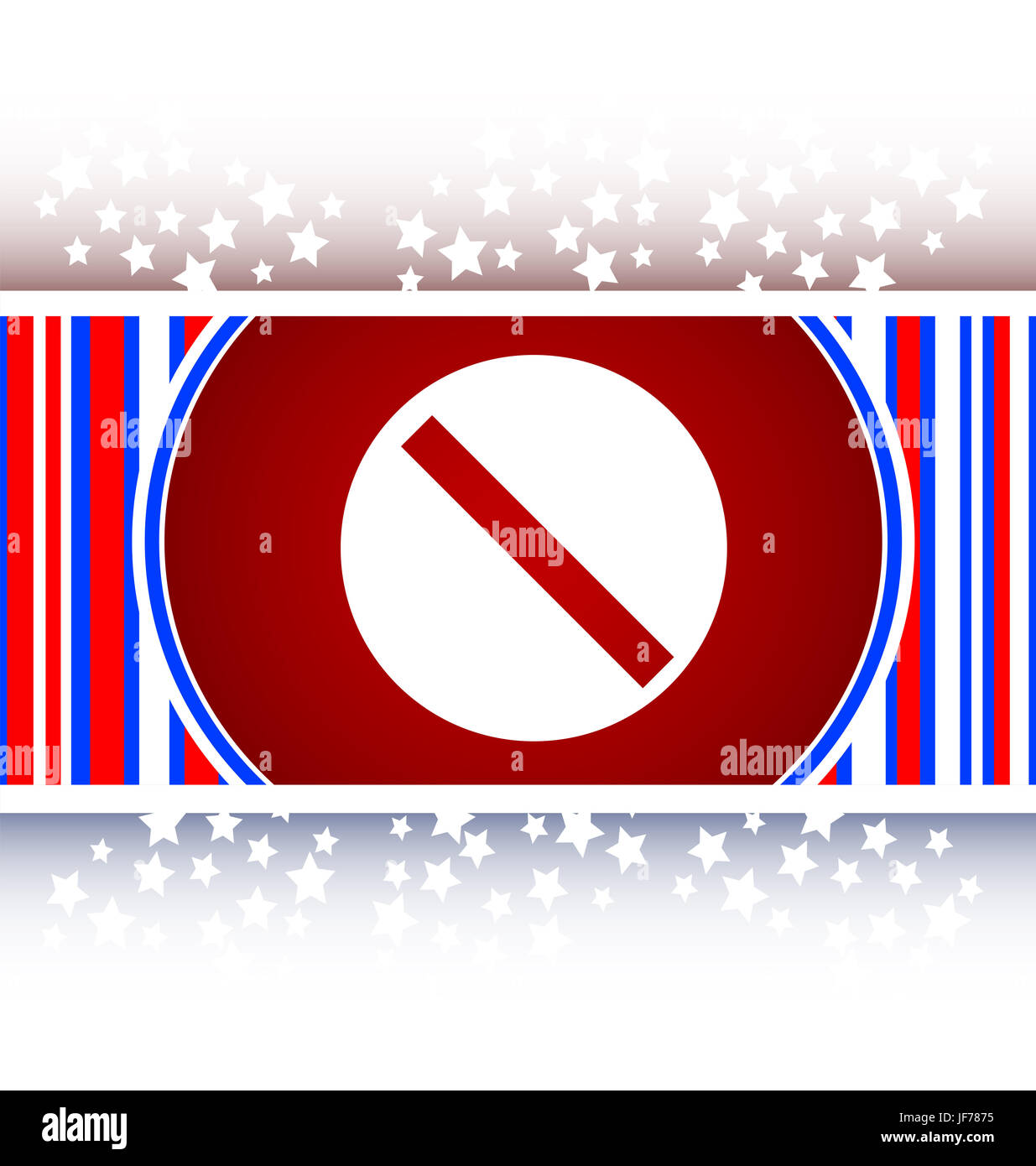 not allowed sign web icon, button Stock Photo