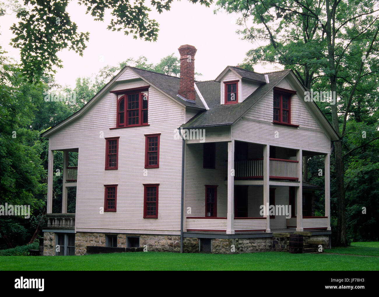 Bailly Homestead, Indiana Dunes National Lakeshore, Indiana Stock Photo ...