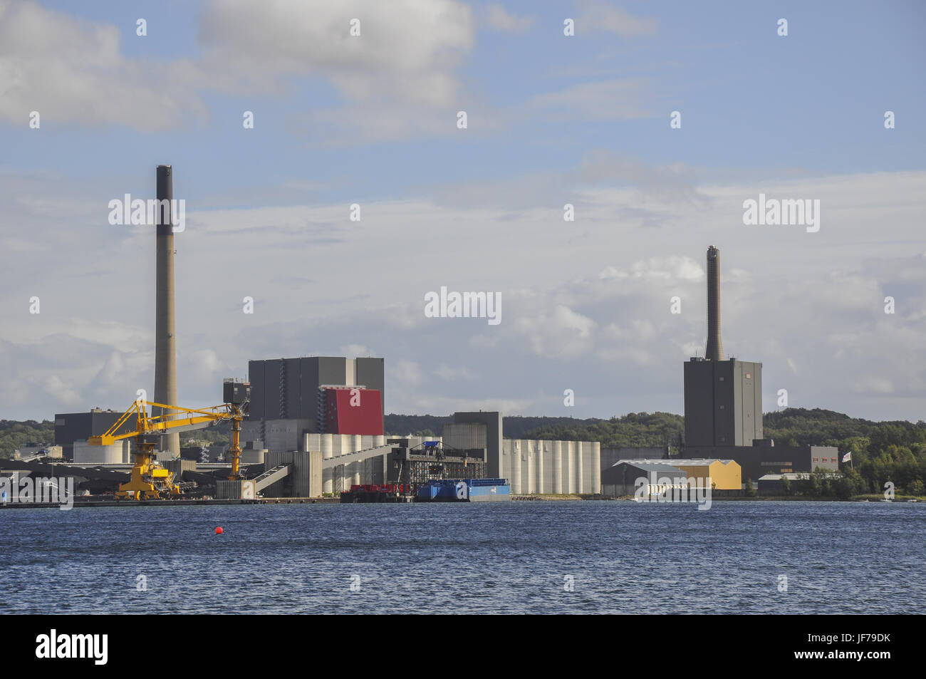 Maritime industry in Aabenra, Danmark Stock Photo