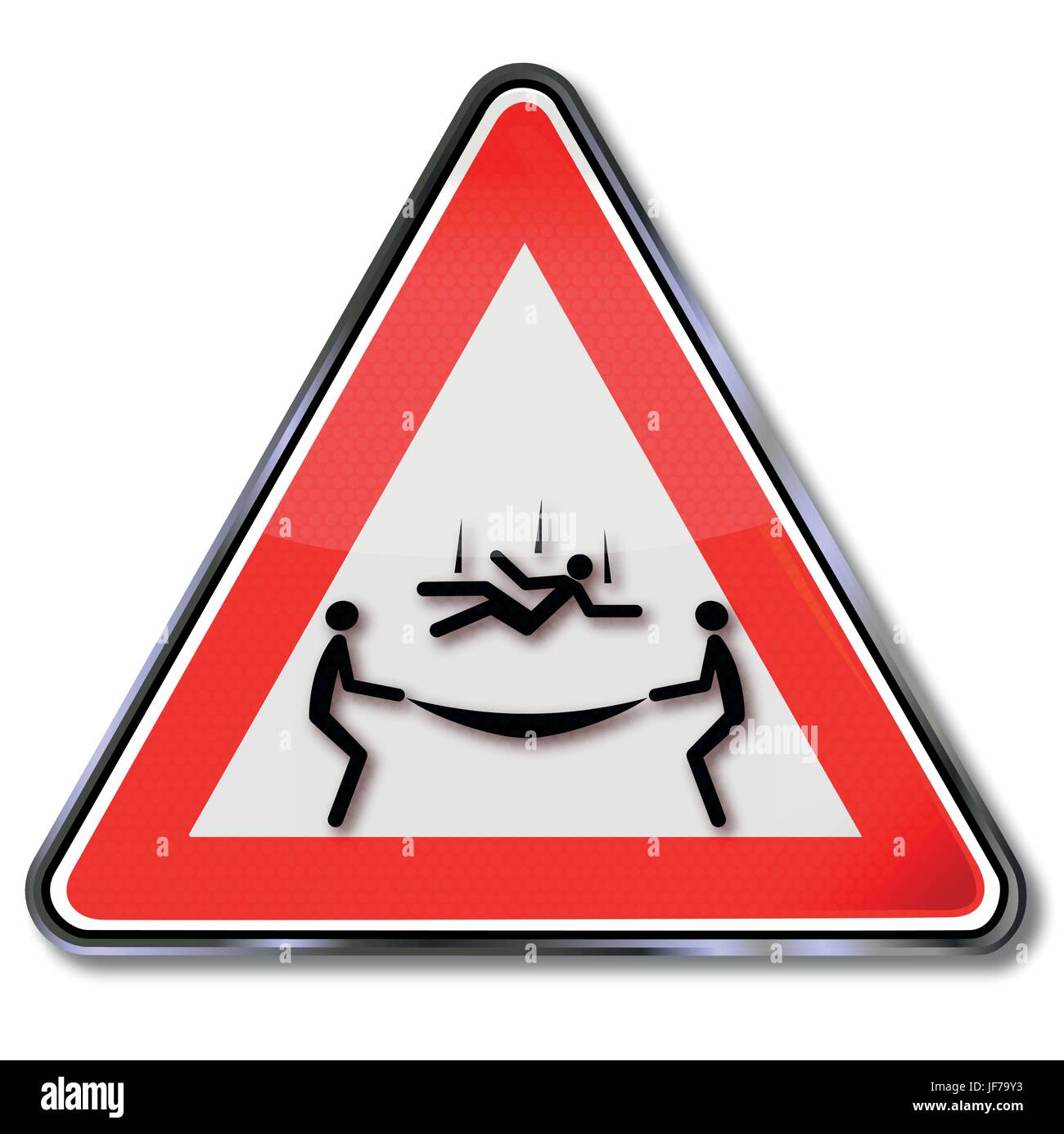 sign with jumping mat Stock Vector Image & Art - Alamy