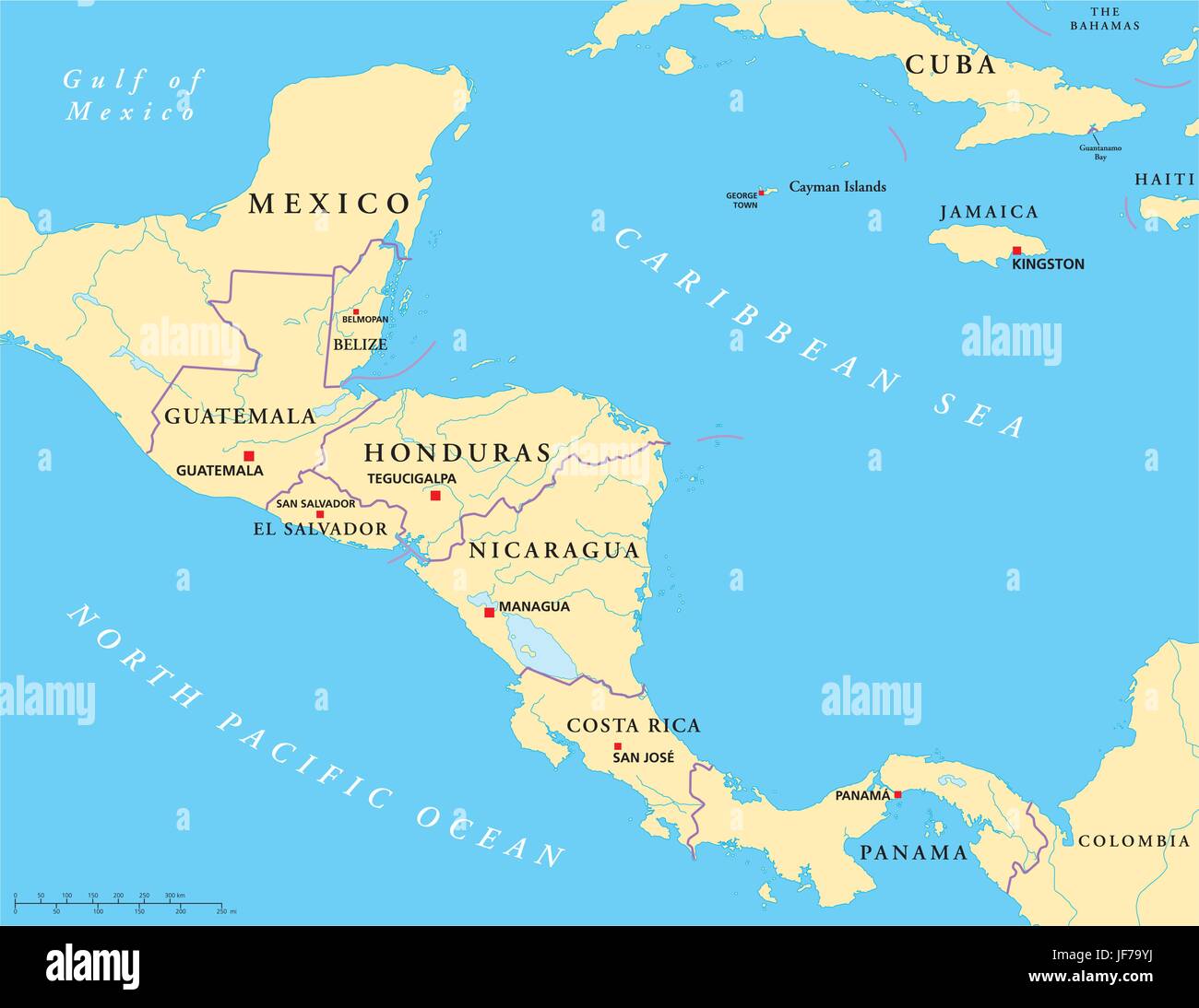 America Central America Guatemala Central Honduras Map Nicaragua America Central America Guatemala Central Honduras Map Nicaragua