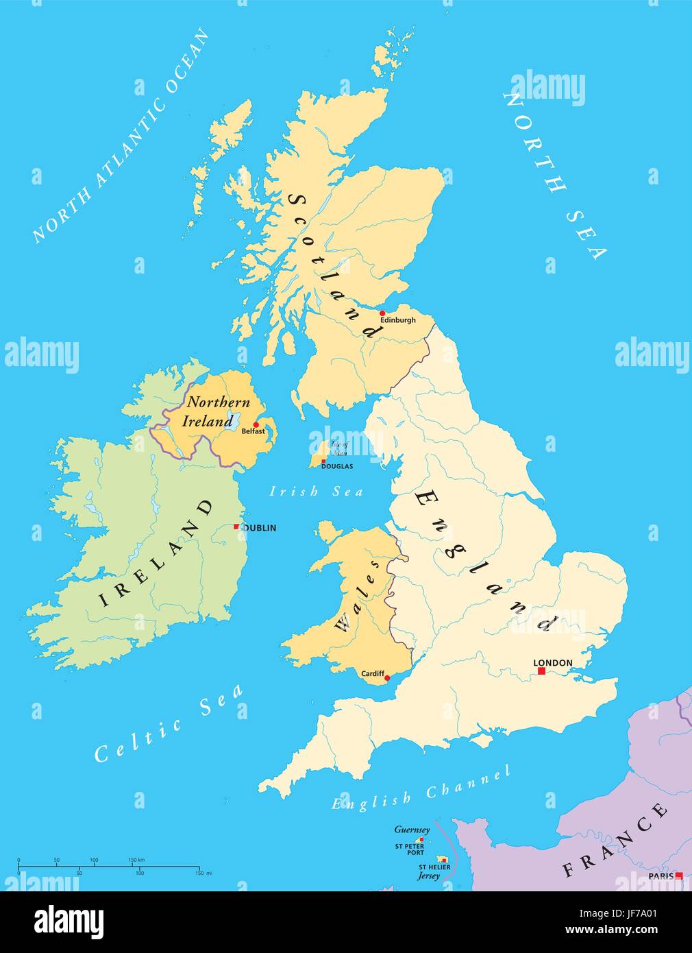 islands, ireland, british, britain, map, atlas, map of the world, travel, Stock Vector