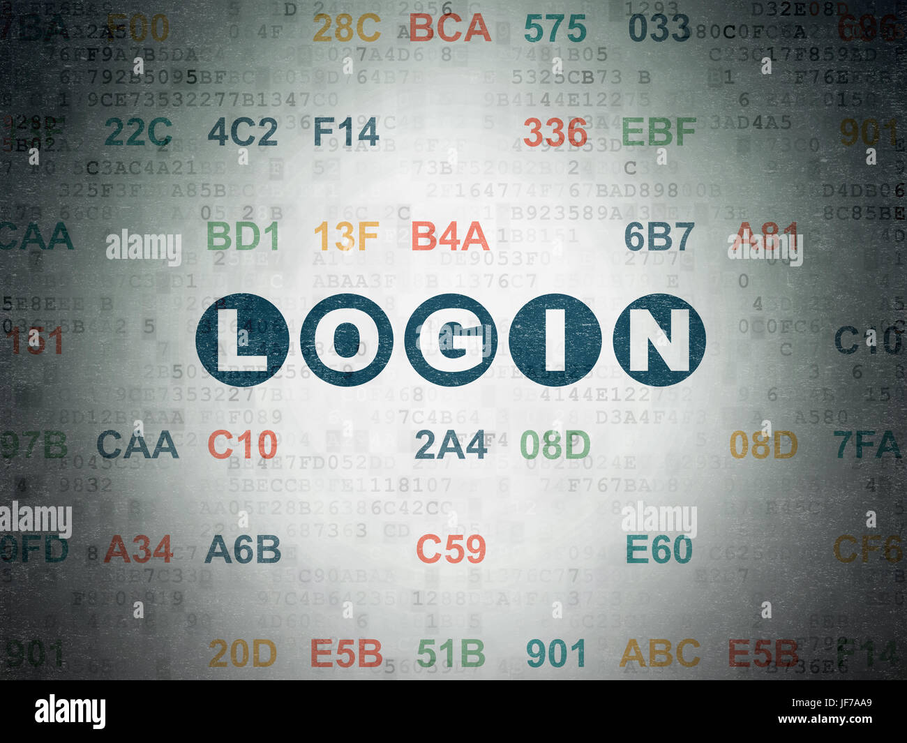 Privacy concept: Login on Digital Data Paper background Stock Photo - Alamy