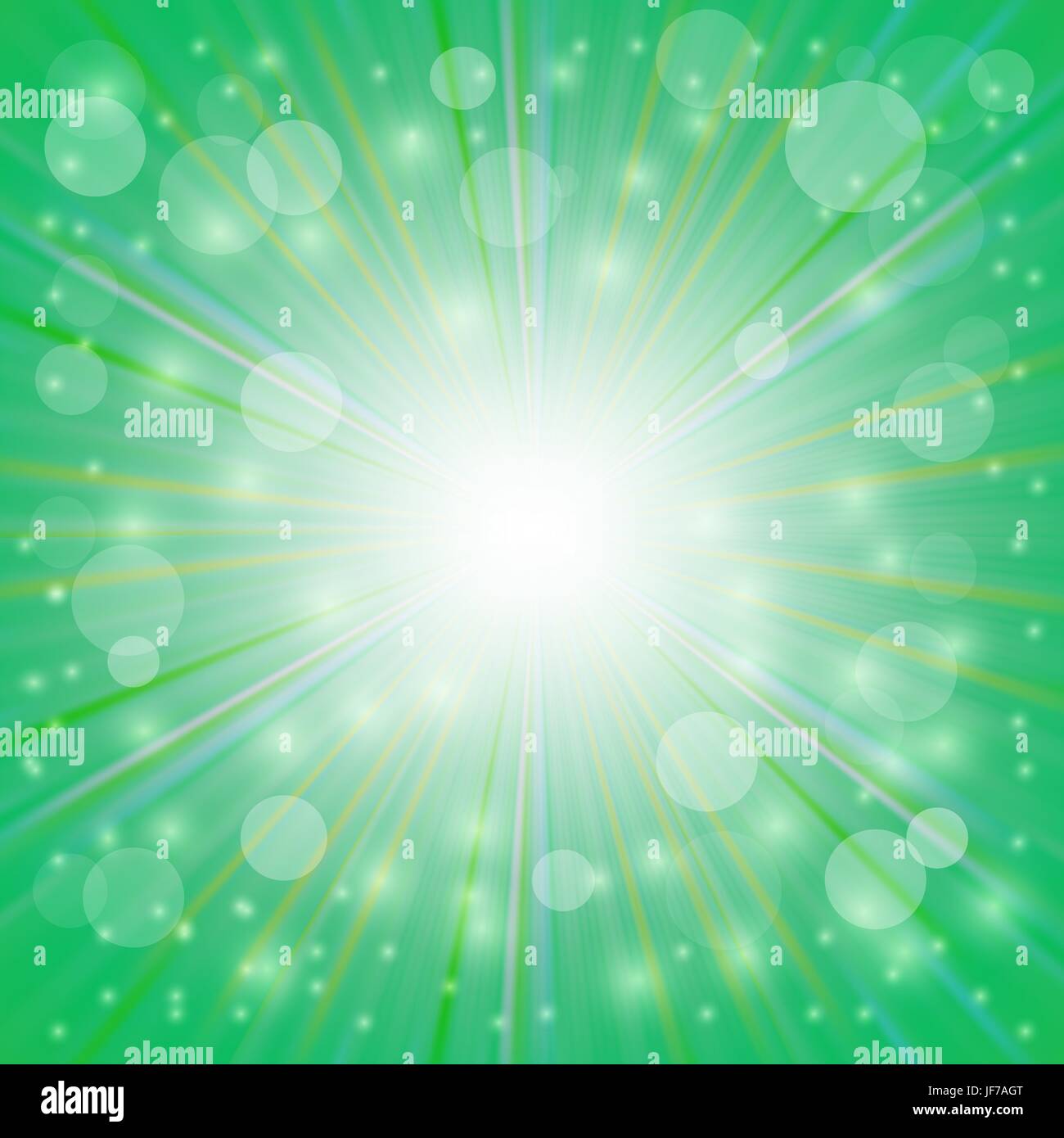 Sun light on green screen Stock Vector Images - Alamy