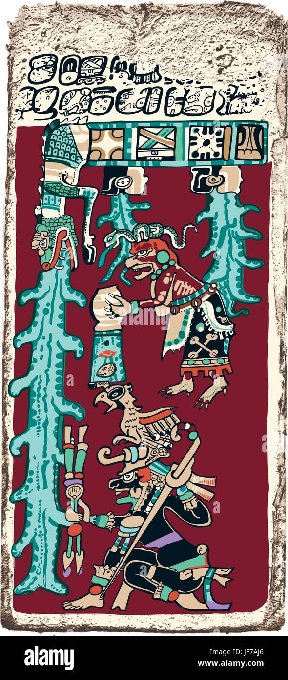 Maya codex hi-res stock photography and images - Alamy