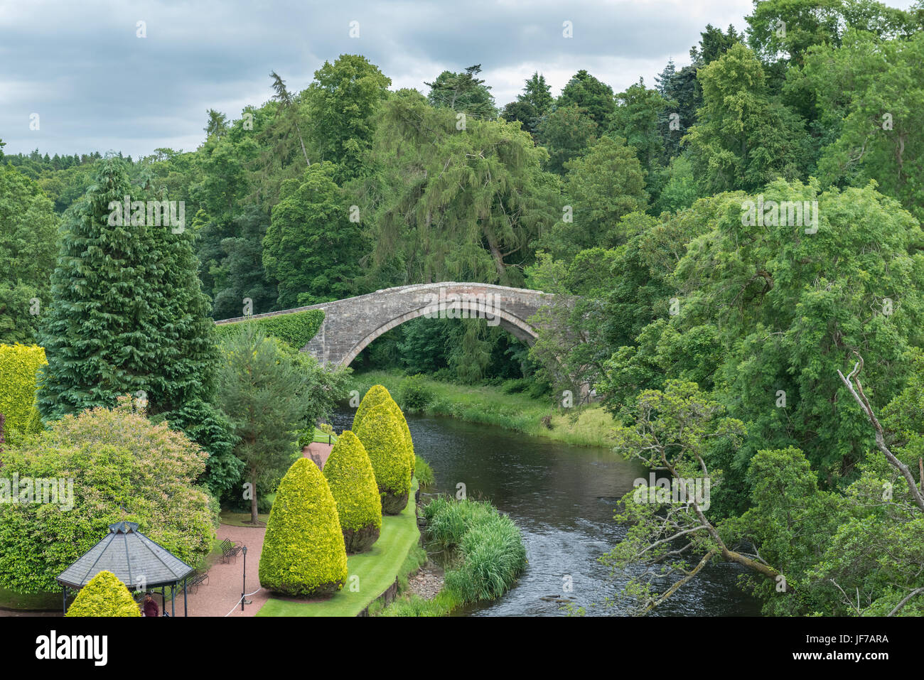 The ancient and Auld Brigg in Alloway Ayr Stock Photo Alamy