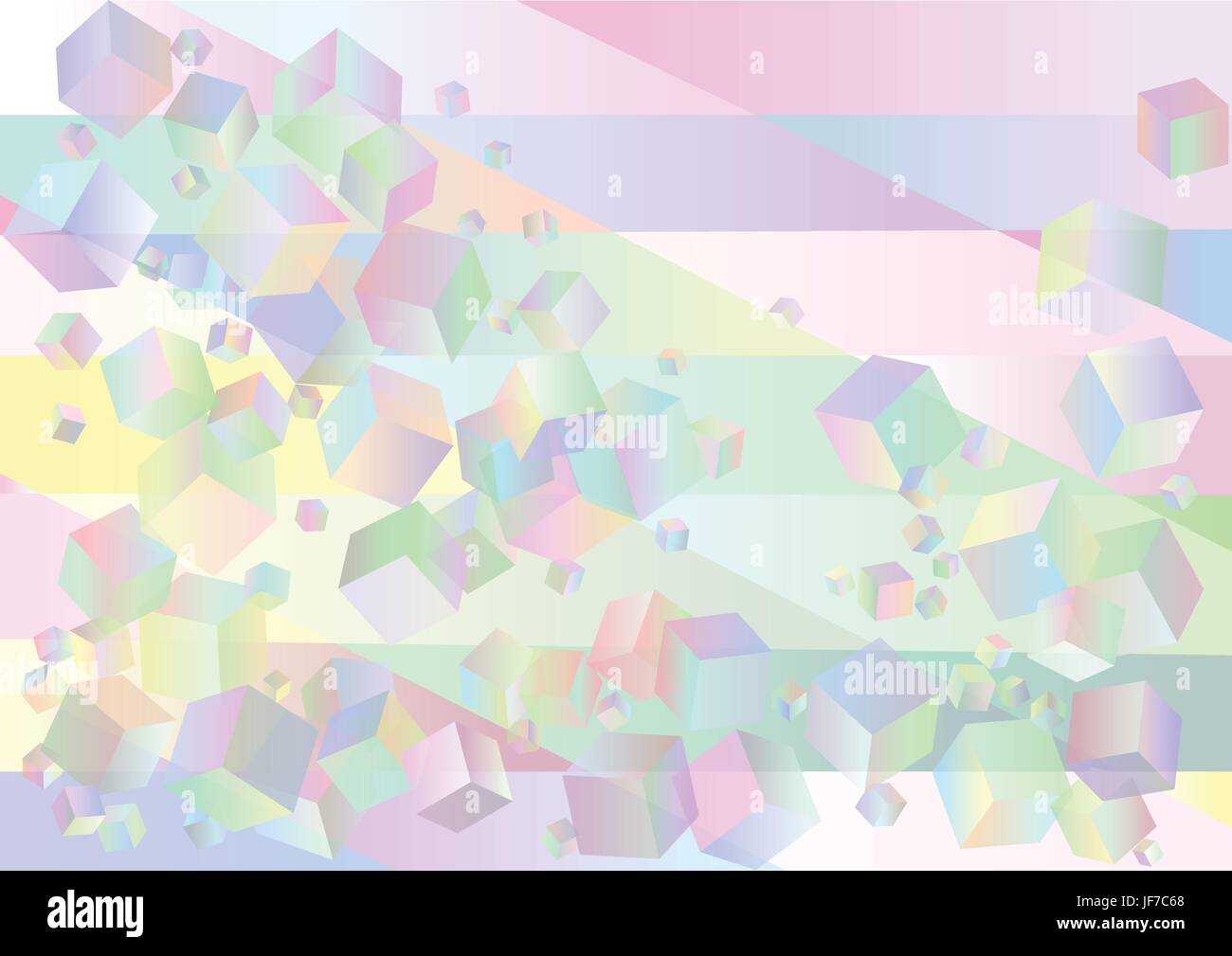 abstract background with multicolor cubes Stock Vector Image & Art - Alamy