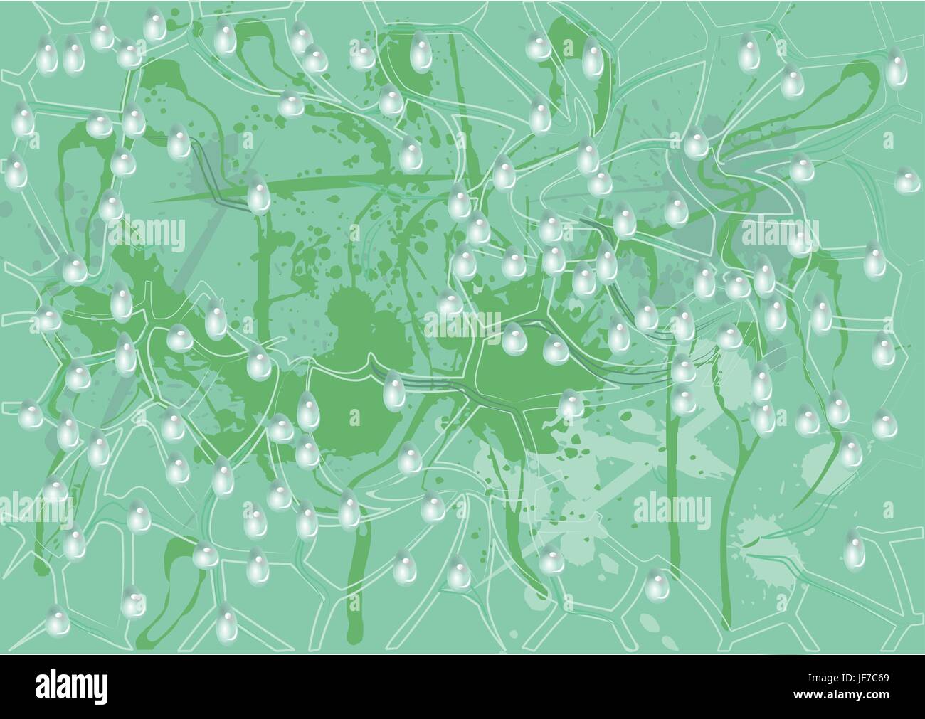 abstract background with water drops Stock Vector Image & Art - Alamy