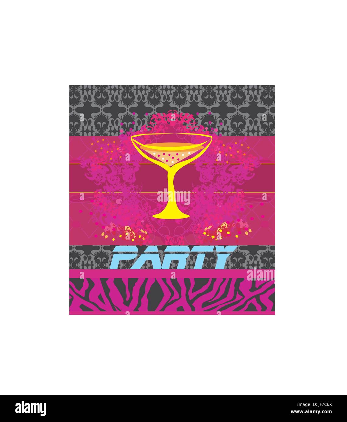 cocktail party invitation card Stock Vector Image & Art Alamy