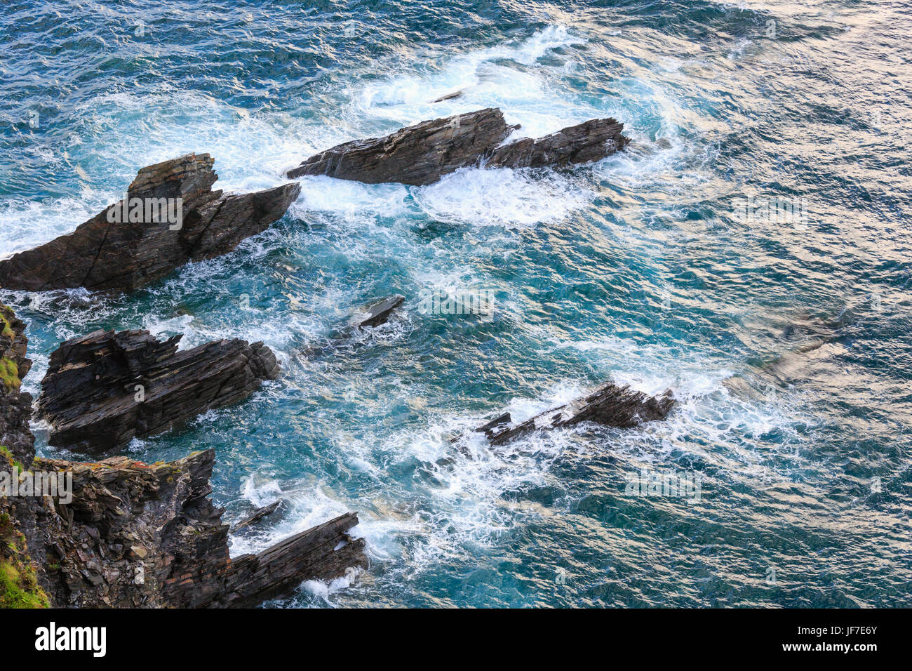 Atlantic ocean rocky coast Stock Photo - Alamy