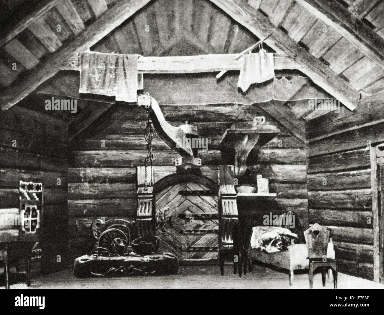 Henrik Ibsen 's play 'Peer Gynt' - set design for act III, sc iii - original production at the National Theatre in Oslo.  Norwegian playwright, 20 March 1828 - 23 May 1906.  Edvard Grieg wrote music. Stock Photo