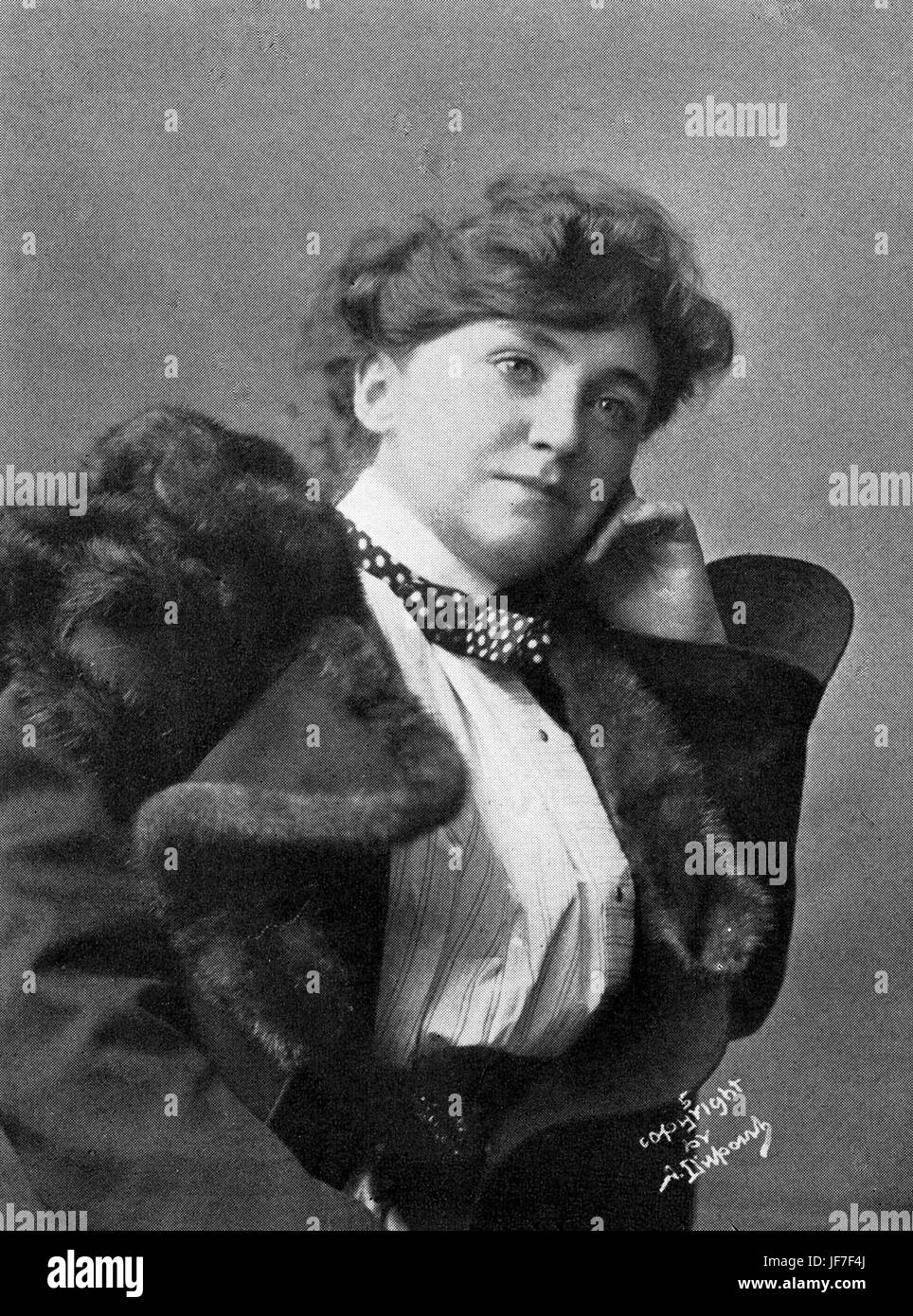 Mrs Fiske, one of the leading American actresses of the late nienteenth and early twentieth century. 19 December 1865 – 15 February 1932. Stock Photo