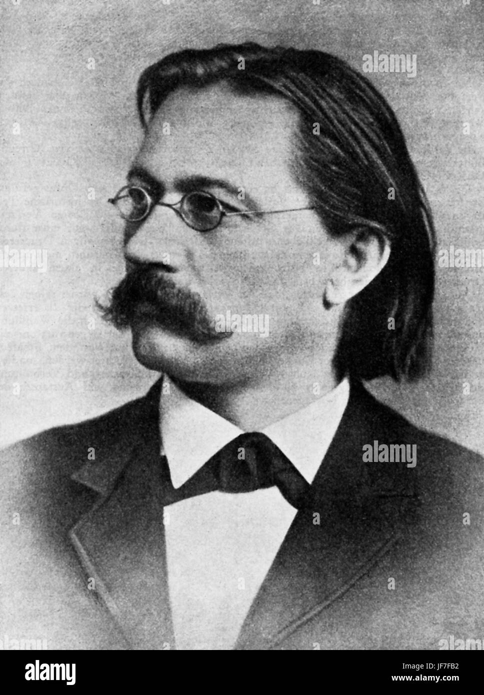 Bernhard Ziehn, American teacher and theorist of German origin 20 January 1845 - 8 September 1912. Stock Photo