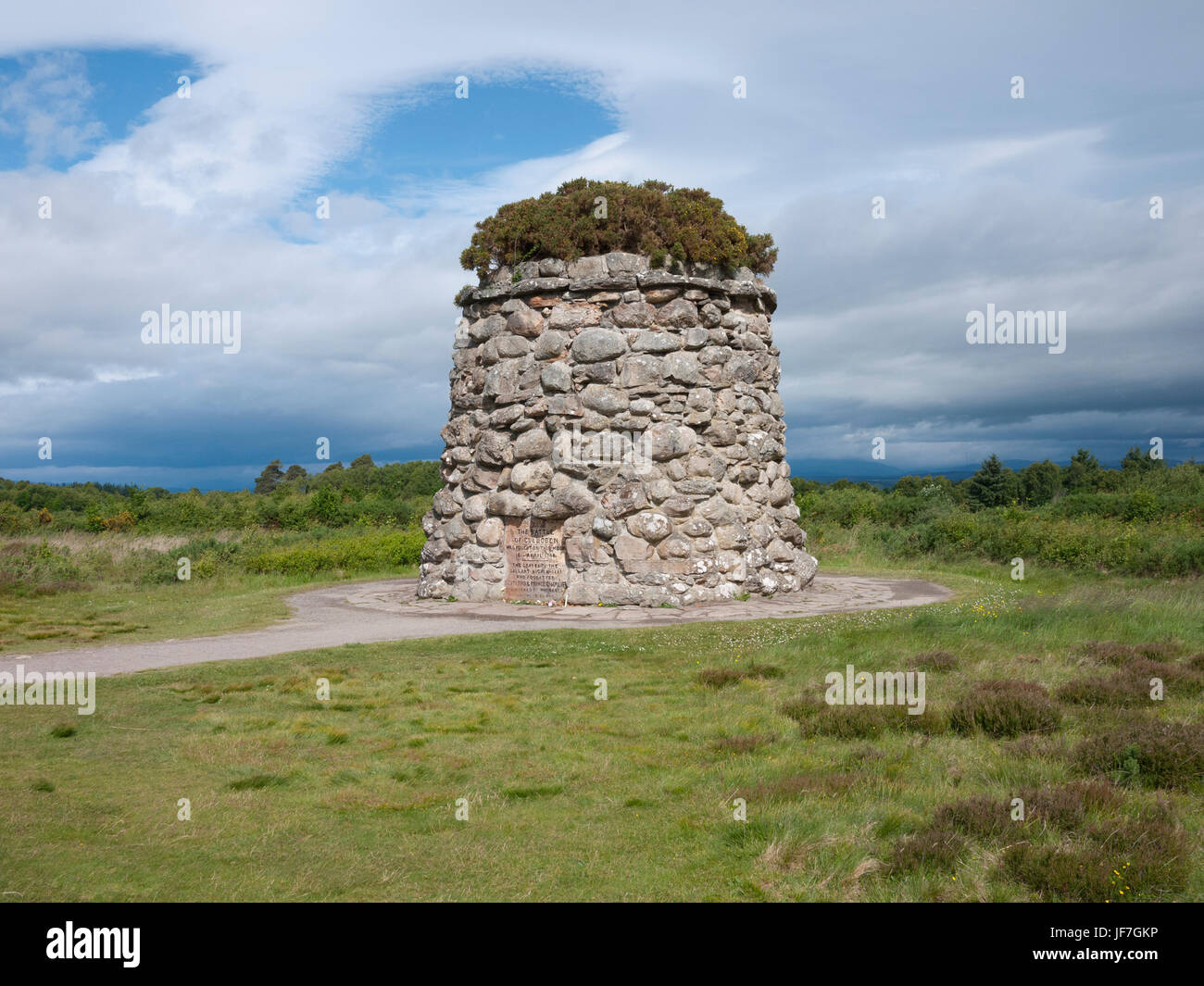 Culloden Battlefield near Inverness, Scotland,UK. Stock Photo
