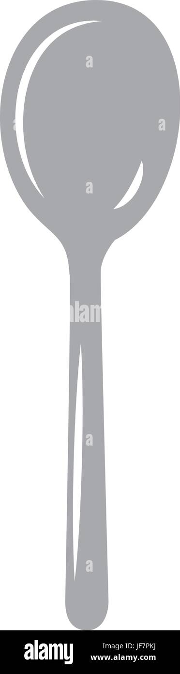 spoon cutlery isolated icon Stock Vector Image & Art - Alamy