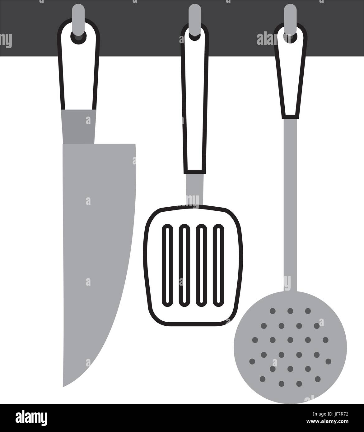 set kitchen cutlery icon Stock Vector Image & Art - Alamy
