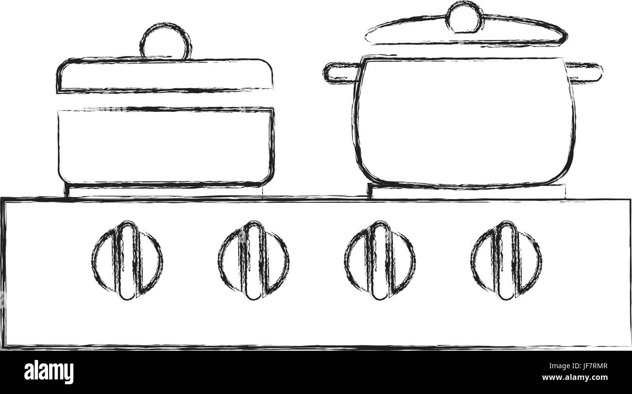 Boiling Pot Stock Vector Images Alamy