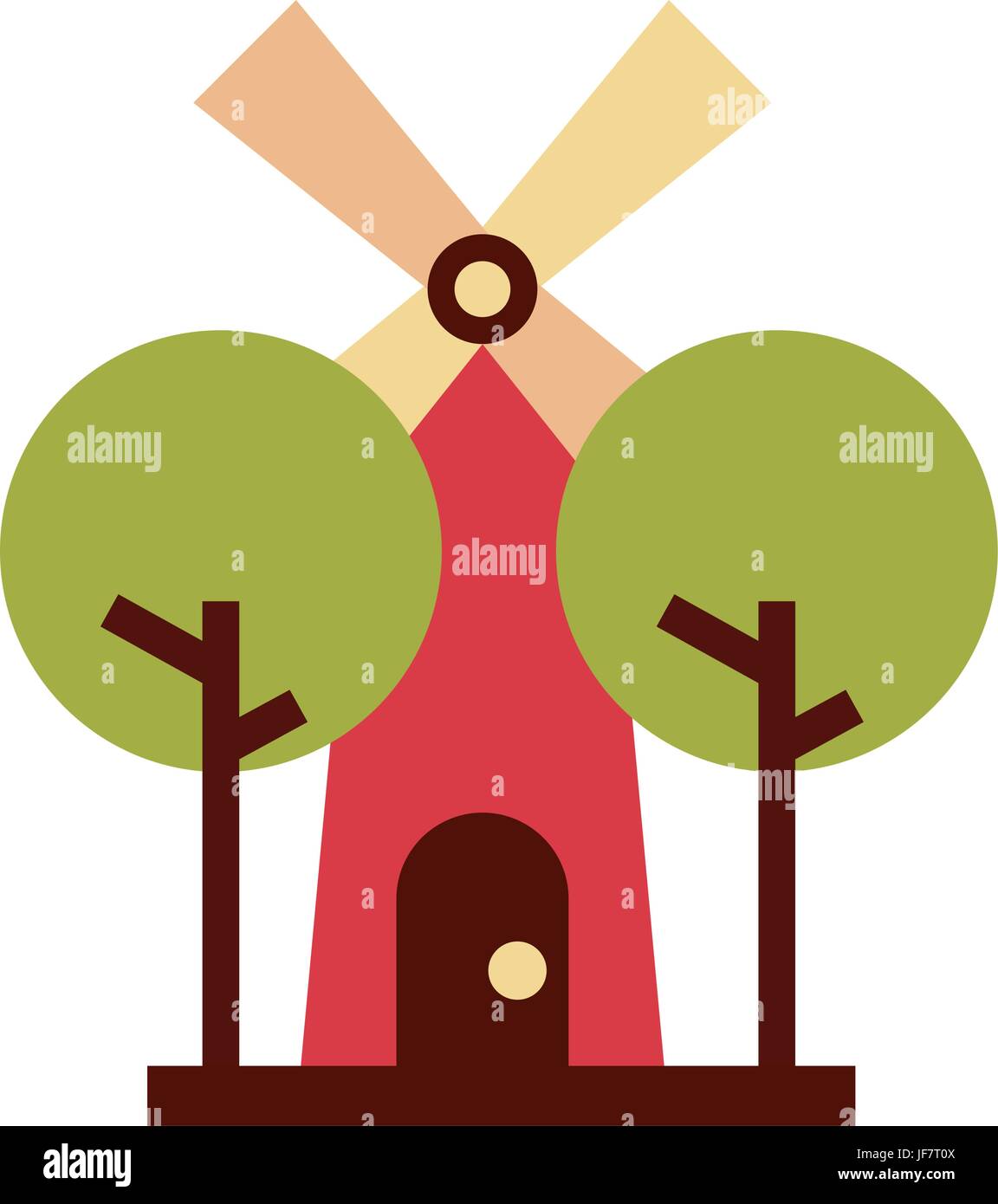 farm windmill isolated icon Stock Vector Image & Art - Alamy