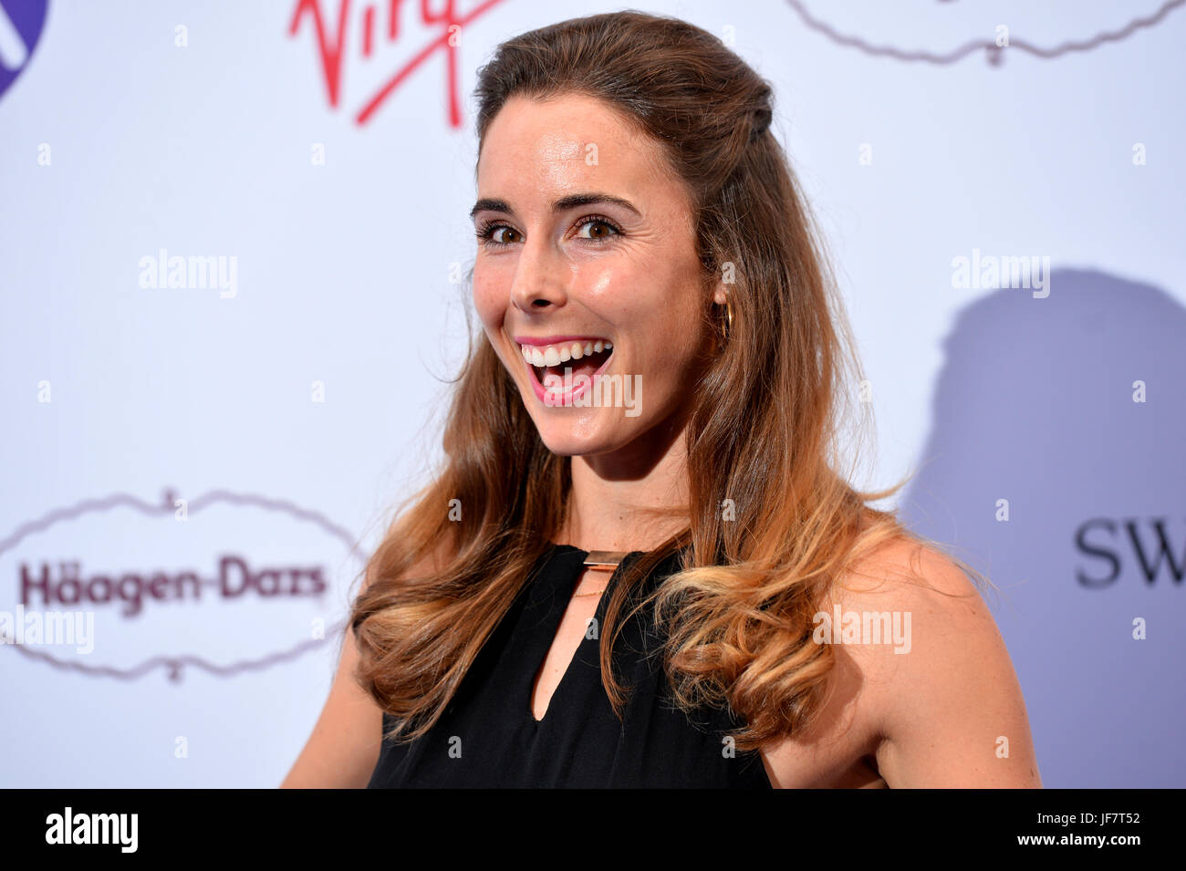 Alize attending the annual WTA preWimbledon party at the Roof