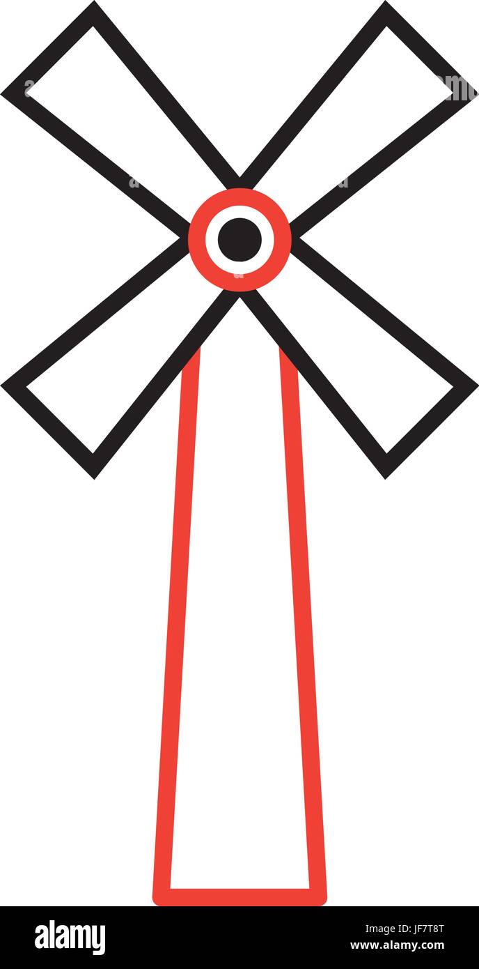 farm windmill isolated icon Stock Vector Image & Art - Alamy