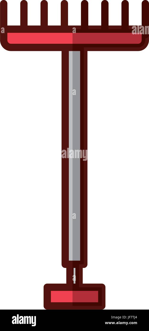 farm rake isolated icon Stock Vector Image & Art - Alamy