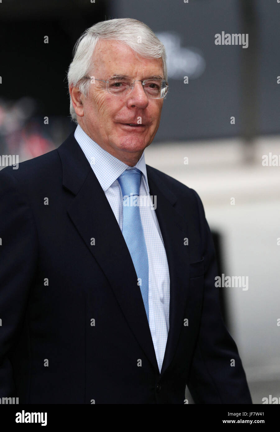 Sir John Major arrives for the Queen's Young Leaders Awards Dinner, at