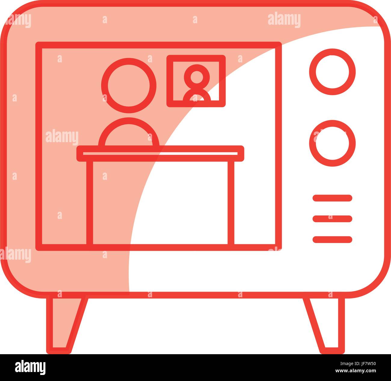 Big old television Stock Vector Image & Art - Alamy