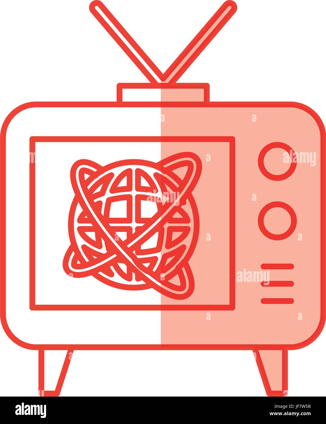 Big old television Stock Vector Image & Art - Alamy