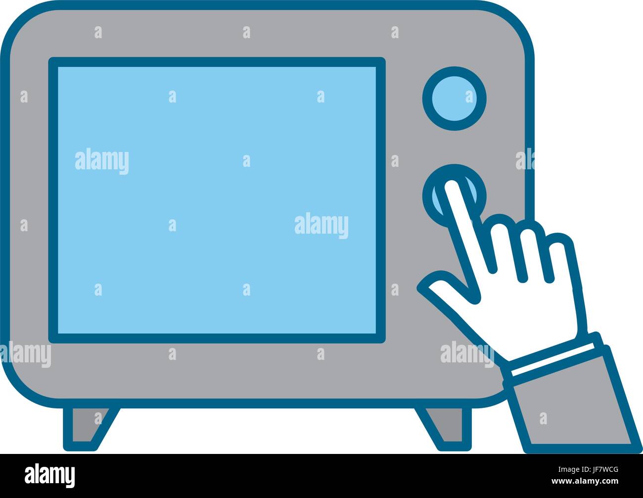 Big old television Stock Vector Image & Art - Alamy