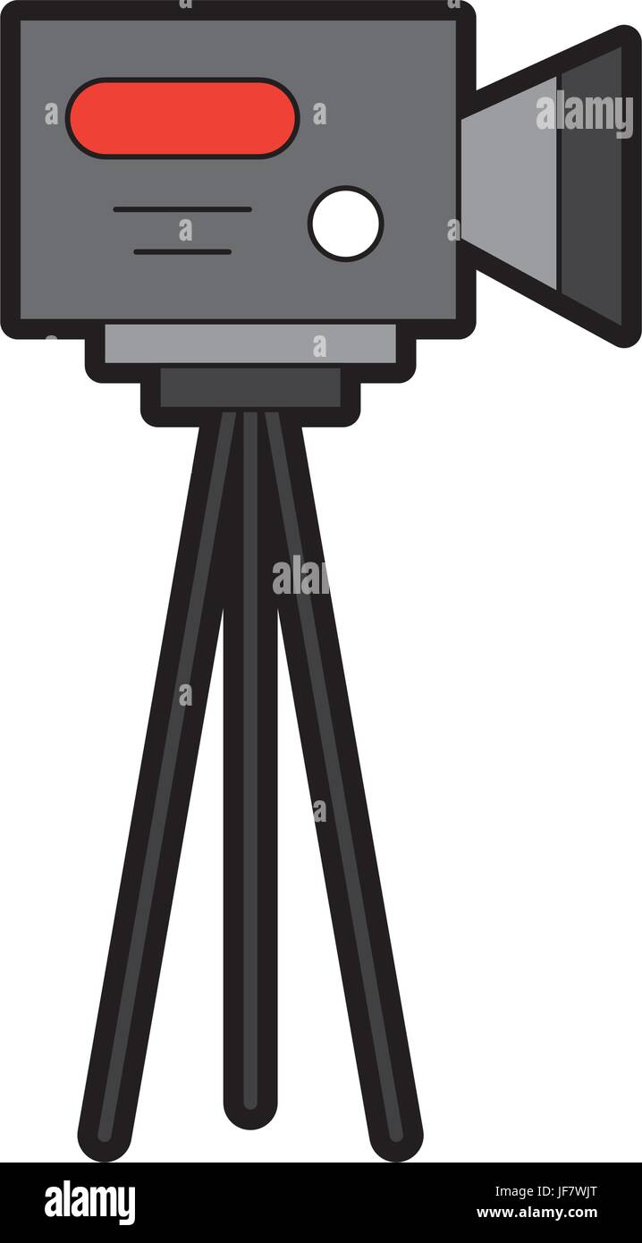 Professional recording camera Stock Vector Image & Art - Alamy
