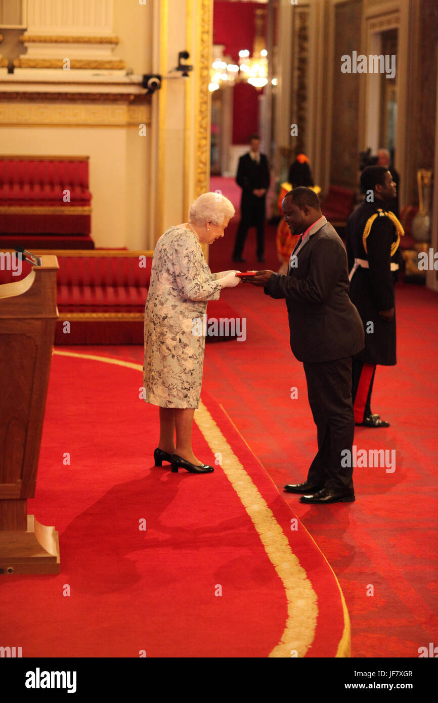 Queens young leaders awards ceremony buckingham palace hires stock