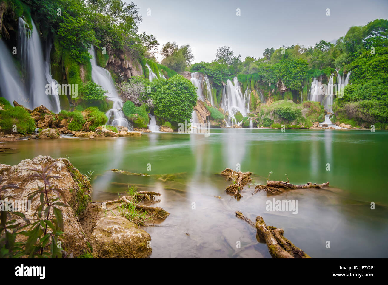 Kravice waterfalls, Bosnia and Herzegovina, Ljubuski Stock Photo
