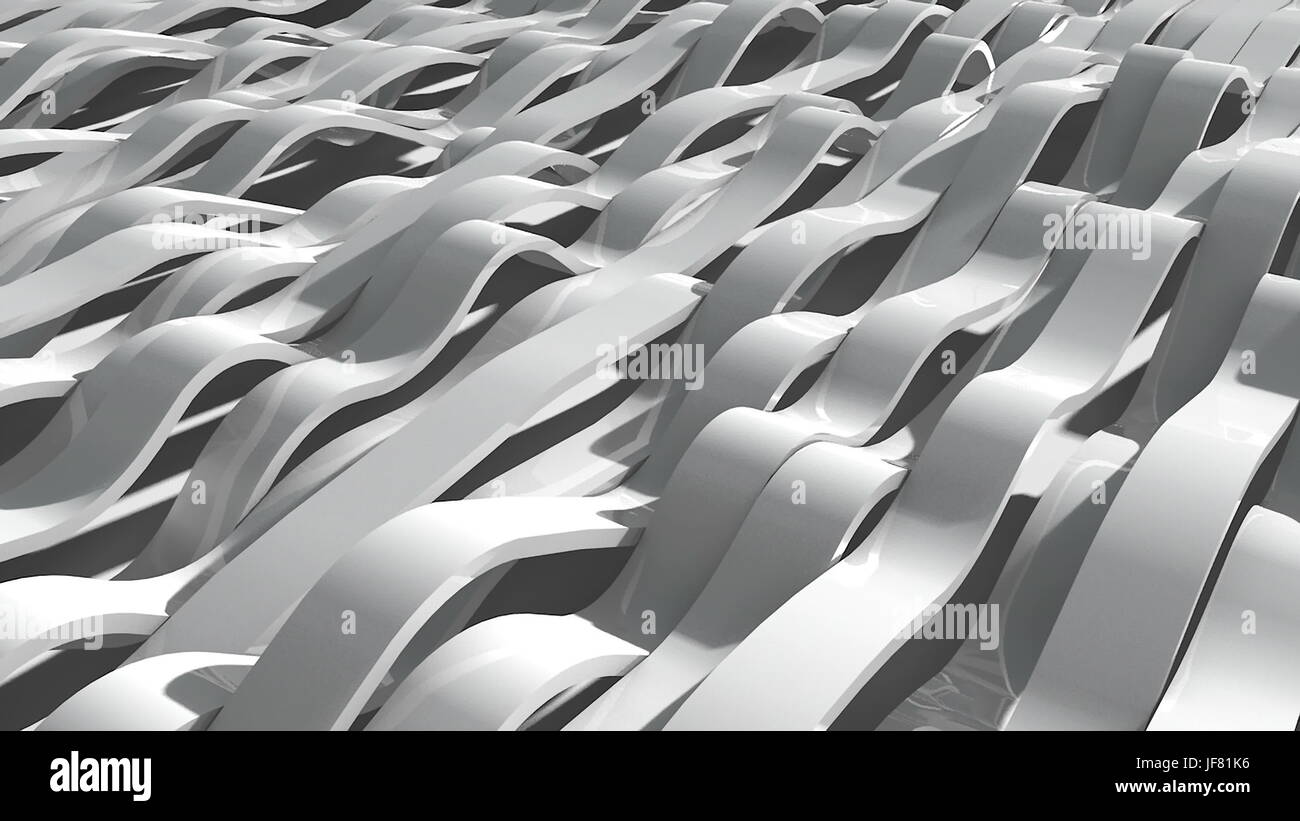 Grey Color Wave Animation Loop is an undulating series of ribbons with ...
