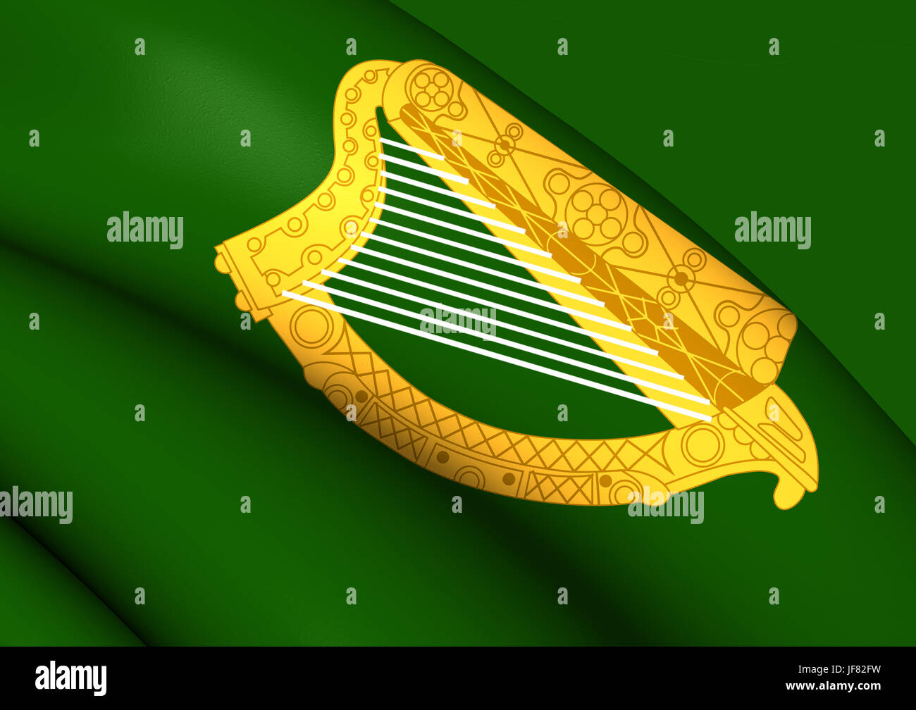 Flag of Leinster Province, Ireland Stock Photo Alamy