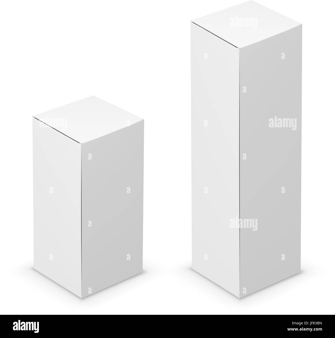 Tall box Stock Vector