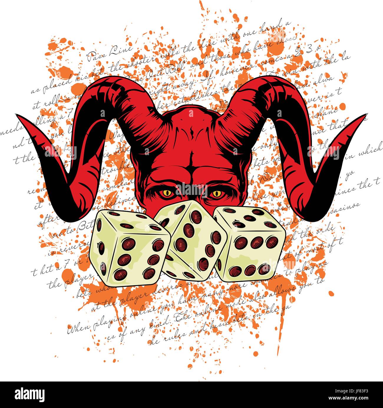 Lucky devil Stock Vector Images - Alamy