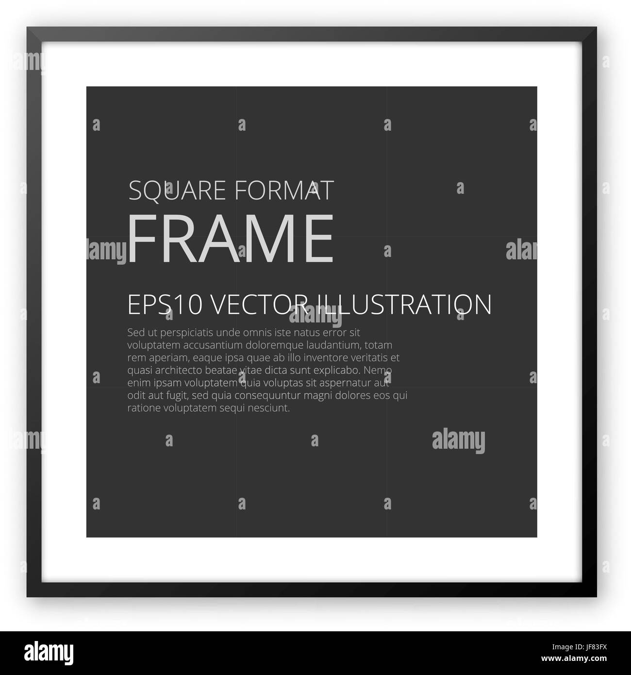 square frame Stock Vector